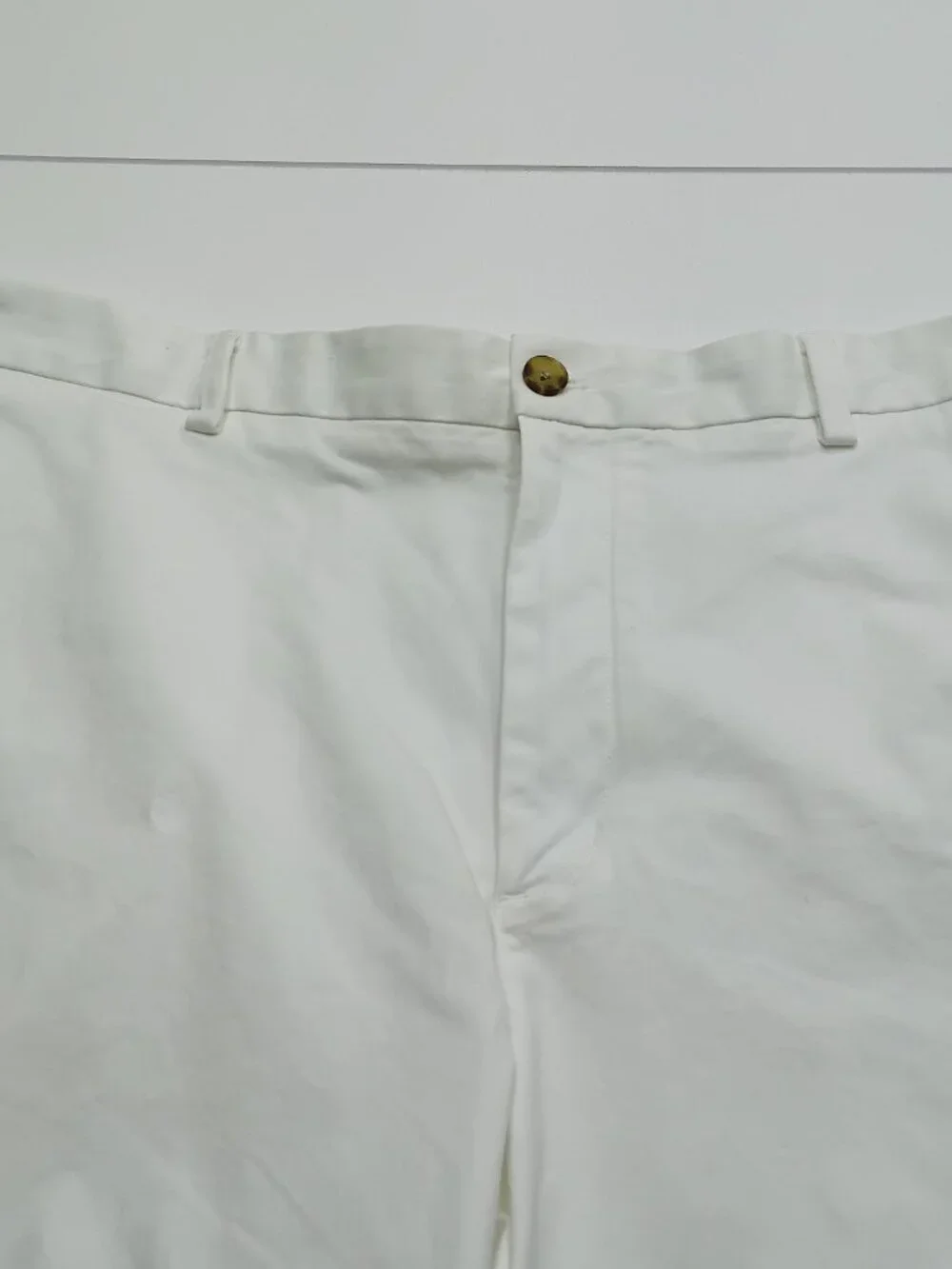 Vineyard Vines White Chino Shorts Men's 38 Flat Front Cotton Classic Preppy